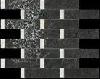 114572 mosaici listoni su rete black/white
