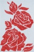 Decor granada rosas blanco 1