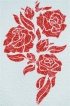 Decor granada rosas blanco