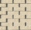 118064 palace gold mosaici listoni almond/nero