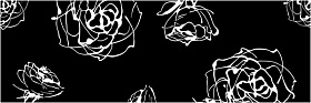 Cenefa Roses negro